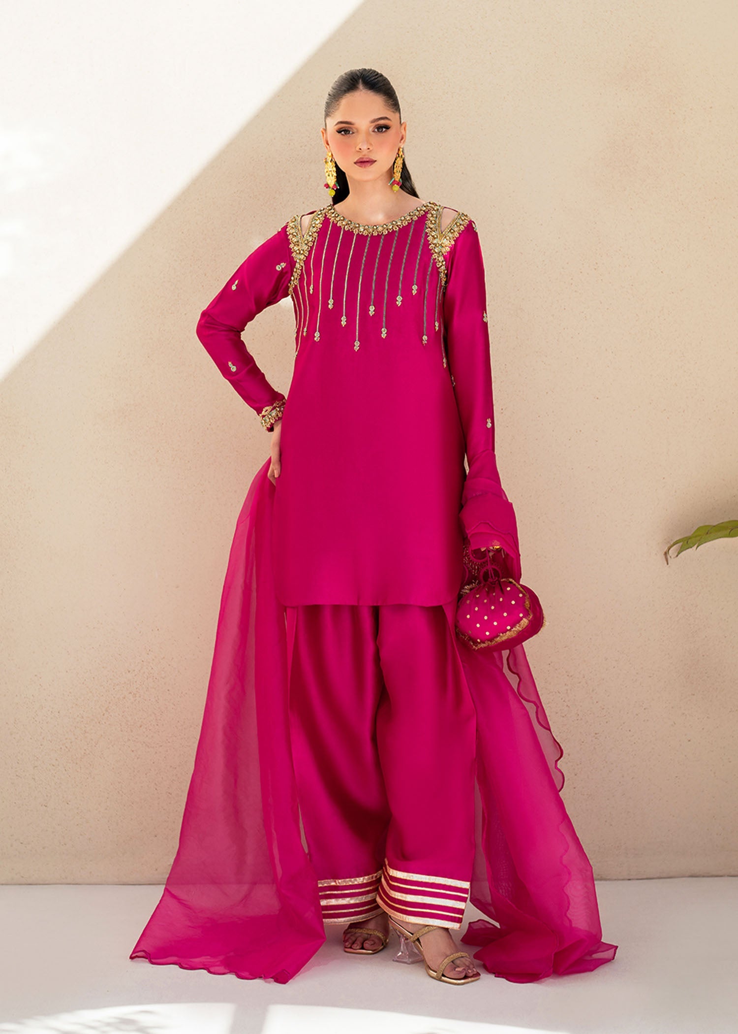 Fuchsia Rose - Dastoor Collection