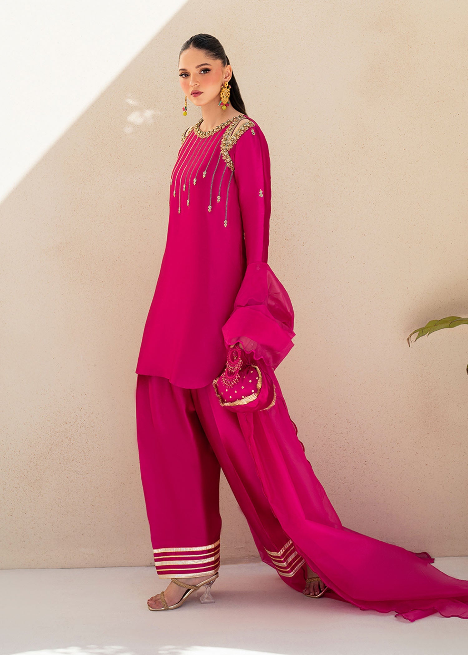 Fuchsia Rose - Dastoor Collection